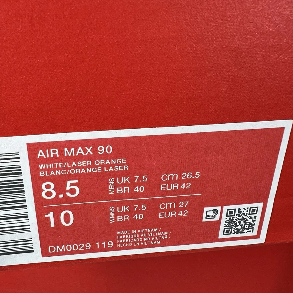 Nike Air Max 90 Men's Size 8.5 Classic Retro Sneakers Shoes DM0029-119